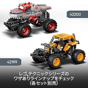 Amazon.co.jp - レゴ® テクニック Monster Jam™ ThunderROARus™ Pull-Back 42200