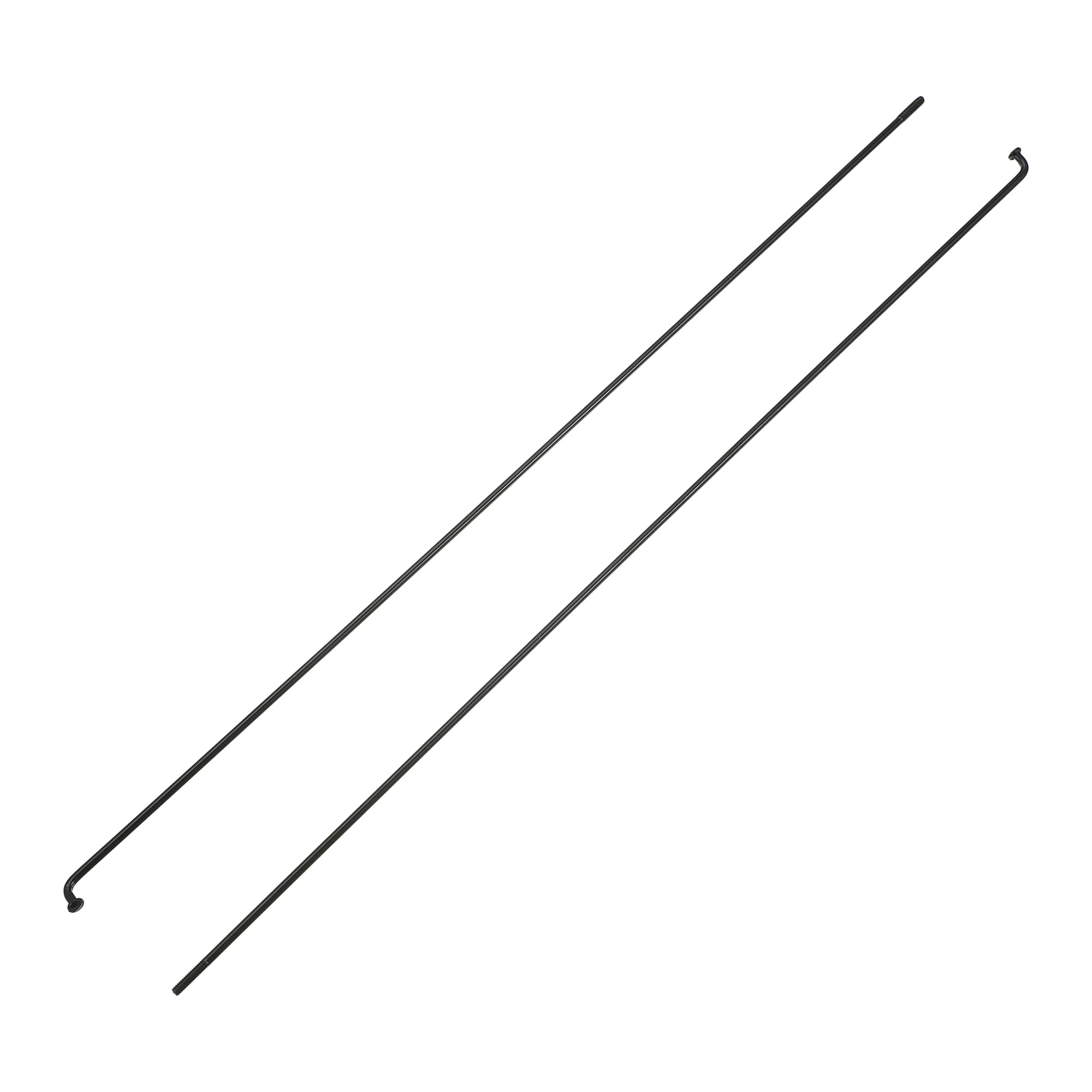 QUARKZMAN 12 sztuk 14G J krzywa 286 mm szprychy ze sutkami do roweru, czarne