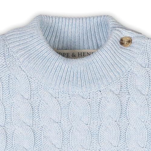 Image of Hope & Henry Girls Cable Front Pullover Sweater