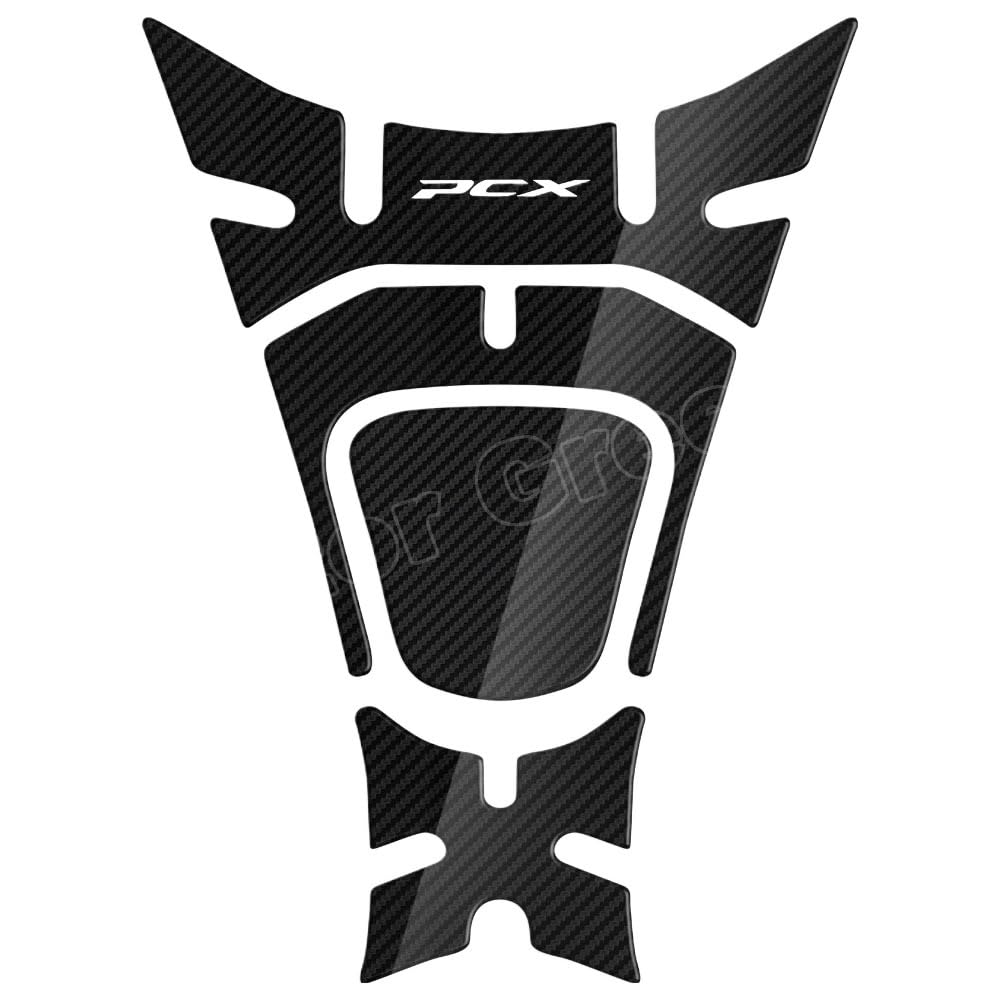 Tank Pad Stickers Motorcycle Fuel Tank Pad Scooter Carbon Fibre Tank Protector Sticker Decal for PCX125 PCX150 Pcx125 150 18-19