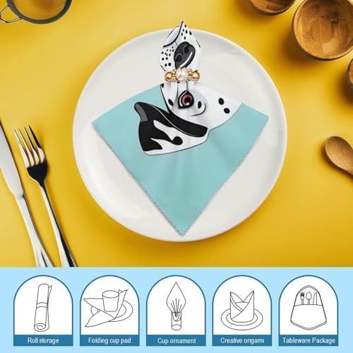 Servilletas de Tela Dalmatian 4 Unidades miniatura 7