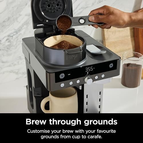 Built-in milk frother for creamy coffee beverages