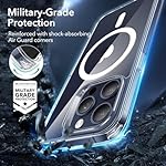 ESR for iPhone 15 Pro Max Case, Compatible with MagSafe, Military-Grade Protection, Yellowing Resistant, Scratch-Resistant Back, Magnetic Phone Case for iPhone 15 Pro Max, Classic Series, Clear - Image 4