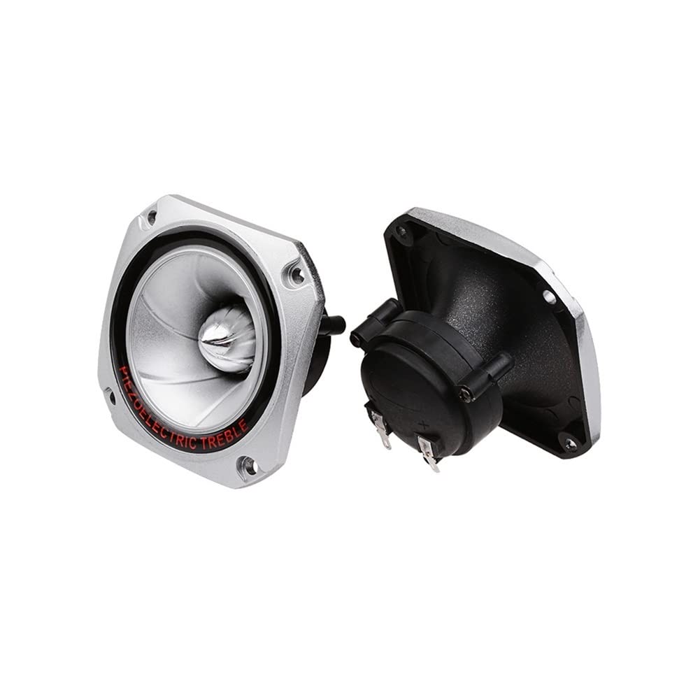 Element Tweeter 2Pcs Tweeter Piezo Audio Speakers 100W Treble Buzzer Speaker Piezoelectric Music Loudspeaker DIY for Sound System