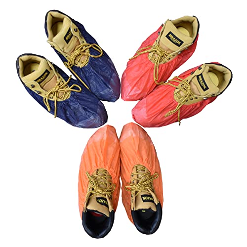 ShuBee SuperBee Shoe & Boot Covers, Disposable, Extreme Tread, Skid-Resistant, Durable, Floor Protection–40 Pair