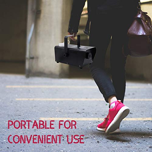 Atdawn Halloween Fog Machine, Professional Wireless Remote Control Portable Smoke Machine For Holidays Parties Weddings - Quick Generation Of Huge Fog 2000 Cfm, With Fuse Protection - Metal Black #TOP7