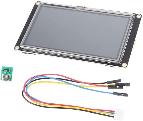 Ferwooh Touch Display Module Enhanced Nextion 7.0'' 7 Zoll HMI Touch Screen TFT LCD Panel 800x480 32MB Flash for Arduino for Raspberry Pi(NX8048K070)