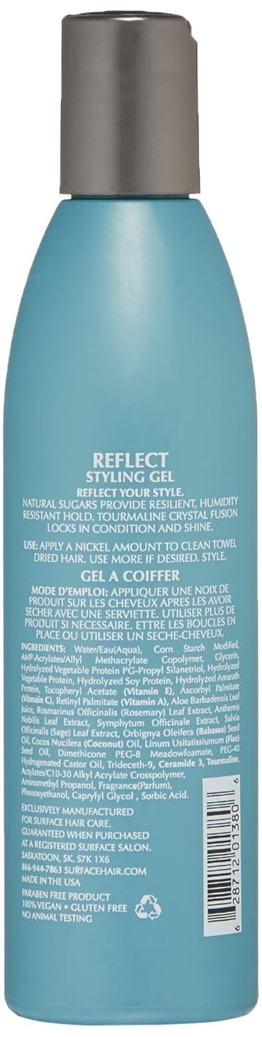 SURFACE Hair Reflect Styling Gel - Humidity Resistant Control and Resilient Shine, 8 oz. - Image 2