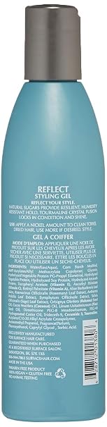 SURFACE Hair Reflect Styling Gel - Humidity Resistant Control and Resilient Shine, 8 oz.