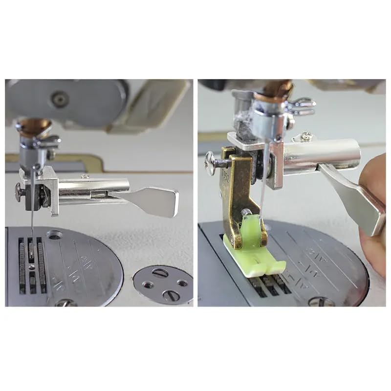 Presser Foot Quick Easy Change Clamp Holder para máquinas de coser miniatura 5