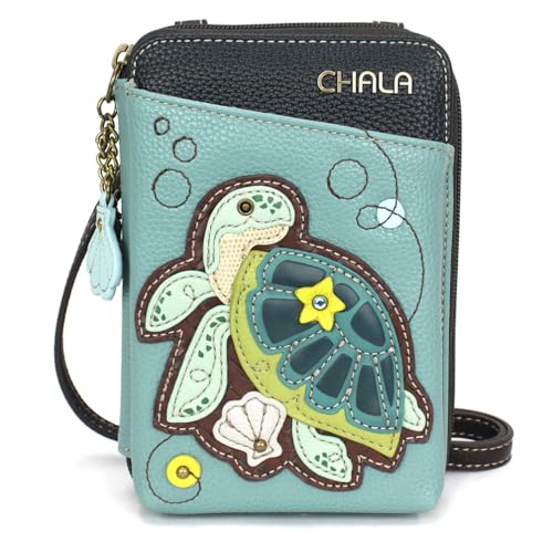Image of CHALA Wallet Crossbody Cell Phone Purse - Women Faux Leather Multicolor Handbag with Adjustable Strap