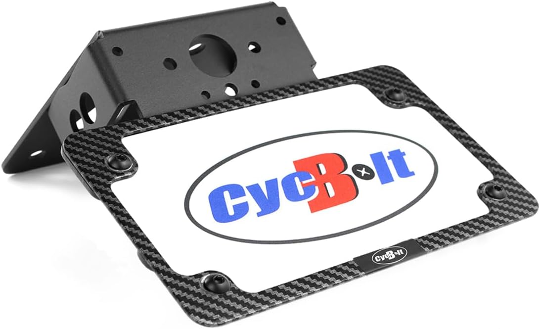 Fender Eliminator Fit for Grom MSX 125 2021-2026 Grom MSX125 License Plate Bracket Mount Holder with LED License Plate Light Tail Tidy Compatible with OEM & Aftermarket Turn Signals