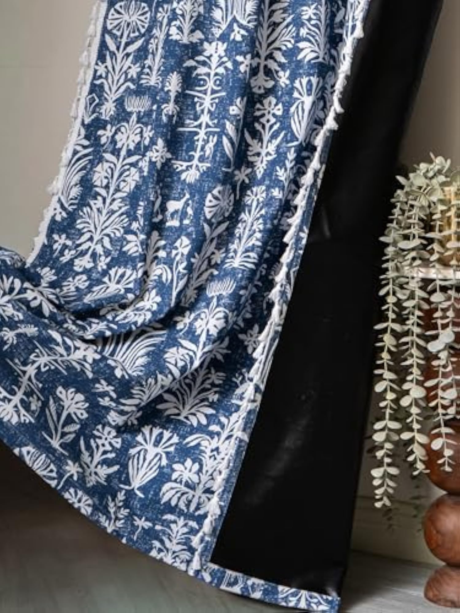 100% Blackout Curtains with PU Lamination on Cotton