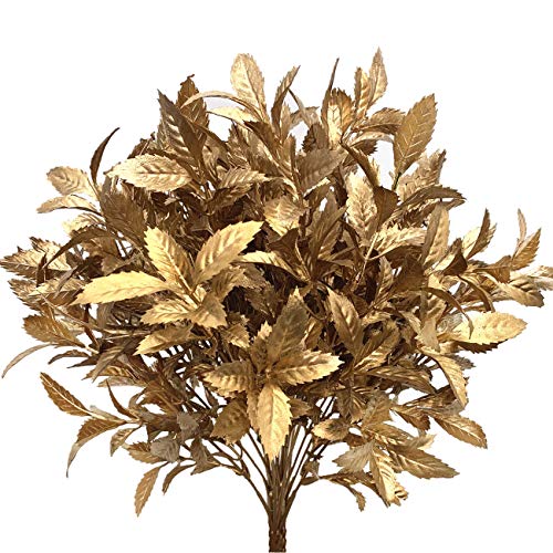 CATTREE Lot de 4 plantes artificielles artificielles en plastique pour décoration intérieure, extérieur, mariage, festival, salle de bureau, table