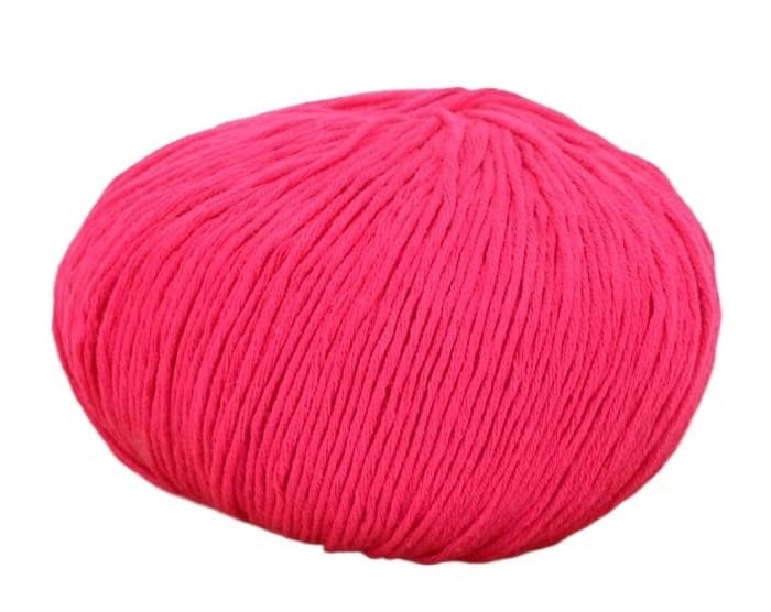 Fil coton 8 plis pour crochet et tricot fils peignés moyens 5 écheveaux 50g