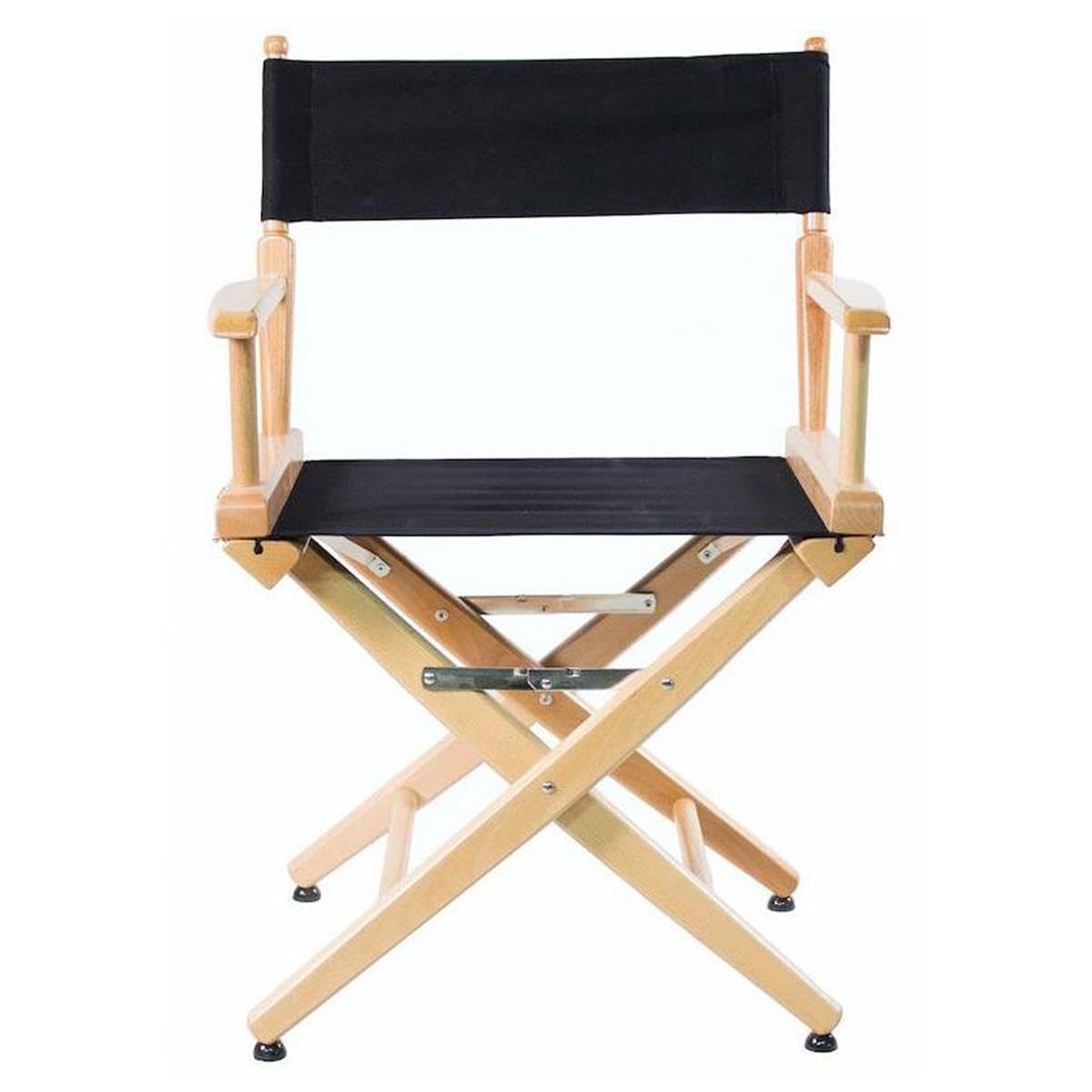 Filmcraft Short Director Chairs (Natural Frame/Black Canvas)