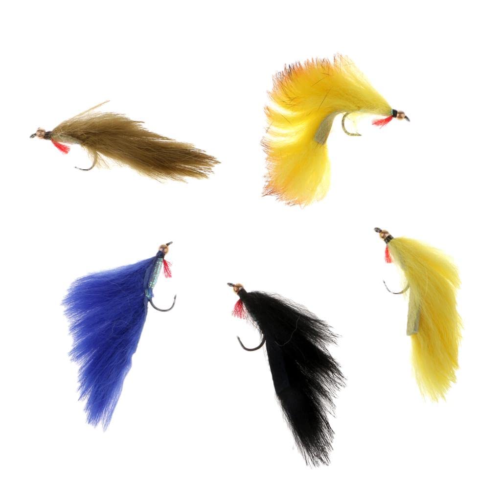 5pcs Bead Head Zonker Trout Flies Sinking Fly Fishing Streamers Flies Pack 1 | Sporting Goods | Fishing | Baits, Lures & Flies | Flies-picture-23