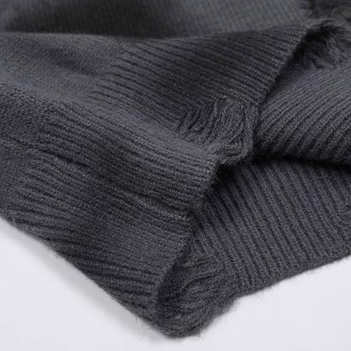 Men's Cardigan Sweaters Long Sleeve V-Neck Color Block Cardigans Casual Buttons Down Ribbed Knitted Sweater4