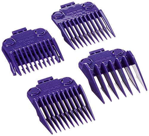 Andis 01410 Master Dual Magnet Small 5-Comb Set Designed For MBA, MC-2, ML, PM-1 And PM-4, Purple