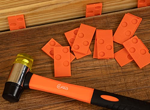 Laminate Wood Flooring Installation Kit With Extra Strong Solid Tapping Block Heavy Duty (43, Upgraded Fiberglass Handle Mallet) #TOP7