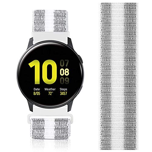 AVOD 20mm Nylon Sport Quick Release Bands Compatible with Garmin vivoactive3/Forerunner 645/Galaxy Watch