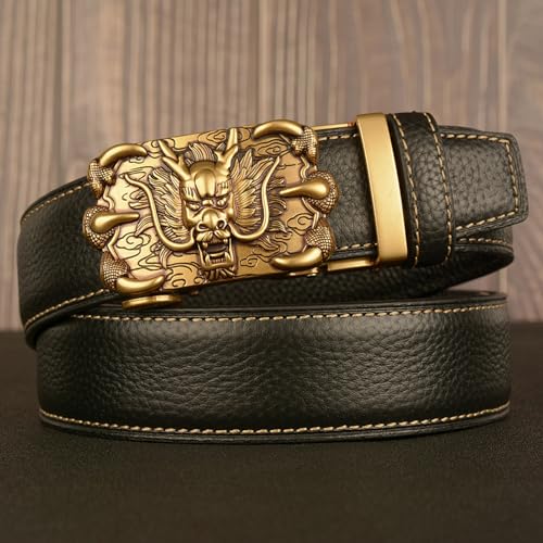 Ceinture cuir réglable sans trou pour éliminer les douleurs de taille - 5