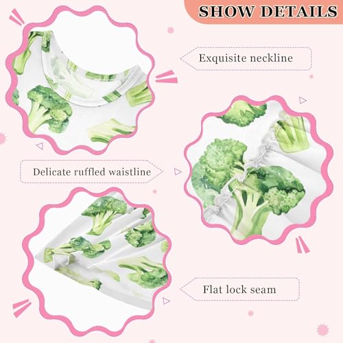 Broccoli Girls Summer Sleeveless Dress Casual Sundress 2-8 Years3