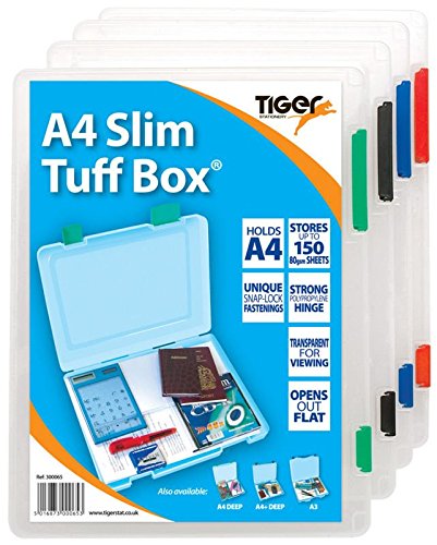 Range WholesaleA4 Slim Tuff Box Colour : Clear