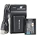 Produktbild DSTE NP-FV50 Li-Ionen Batterie (2-Pack) und Micro USB Ladegerät Anzug kompatibel mit Sony HDR-CX220 HDR-CX230 HDR-CX290 HDR-CX330 HDR-CX380 HDR-CX430V HDR-CX900 TD30V HDR-CX260V HDR-CX580V HDR-CX760V HDR-PJ200