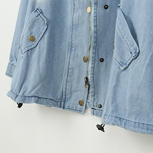 Denim Jacket Hooded Vest Oversized 