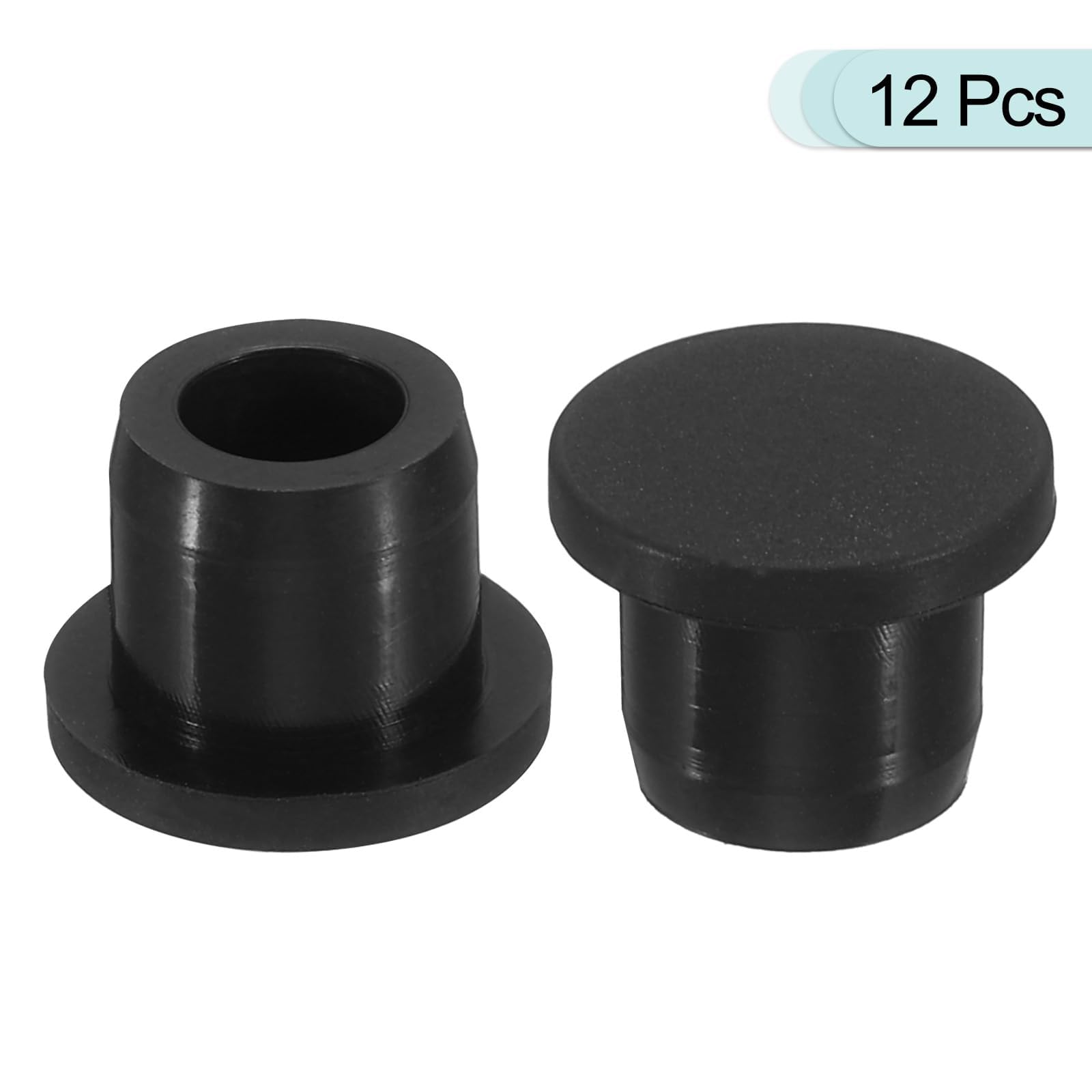 TA-VIGOR 12Pcs Silicone Hole Plugs, 12mm Diameter Hole Stoppers - Image 3