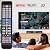 MYHGRC-Replacement Samsung Backlit TV Remote Control for All Samsung LED Smart TVs with Netflix, Prim Video, Smart Hub Button