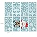 DIYASY 275 pcs Christmas Snowflake Window Clings, Decals Santa Claus and Elk Stickers for New Year Window Decoration.