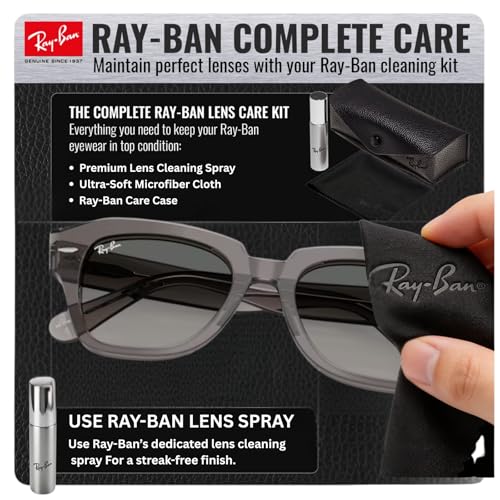 Image of Ray-Ban RB2186 STATE STREET Square Sunglasses with Official Eyewear Kit