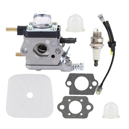 Vergaser Kraftstoffleitung für Mantis Gartenfräse 7222 7225 SV-5 C/2 SV-4B，Vergaser mit Dichtungen Zündkerze Luftfilter Gummistopper Benzinschlauch mit Benzinfilter Satz
