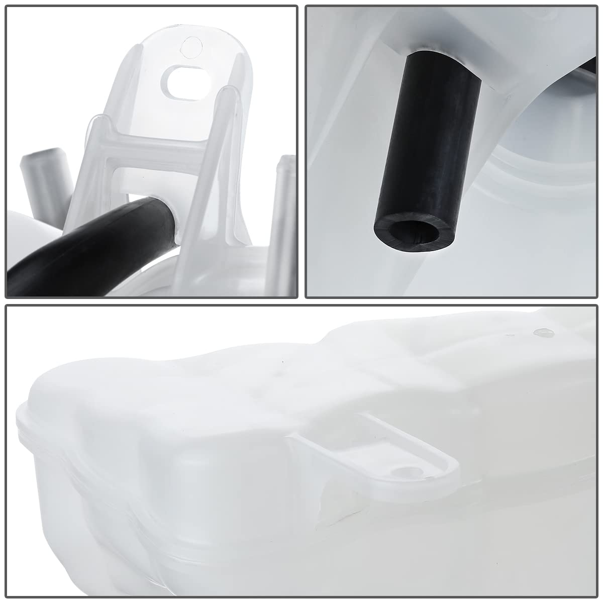 DNA MOTORING OEM-RT-CH3014151 Tanque de depósito de desbordamiento de refrigerante estilo OE con tapa compatible con Chrysler 300 11-22 / Challenger / Charger 3.6L 5.7L