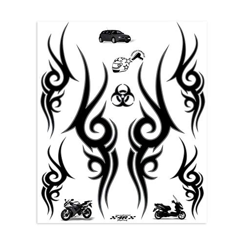 4R Quattroerre.it 32115 Pegatinas Tribal, 20 x 24 cm