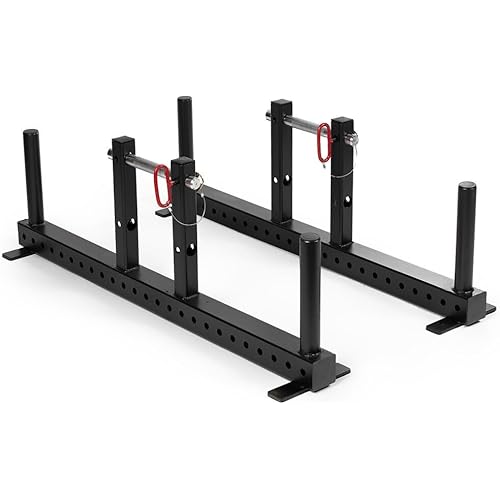 Titan Fitness Upright Farmers Walk Handles, Farmer Carry Training, Rated 500 LB Each, Grip Strength Weight Training