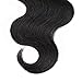 Usheen Hair Body Wave Closure Brazilian Virgin Hair Body Wave Hair Closure Human Hair Pre Plucked Closure Hand Tied Swiss 4x4 Closure with Baby Hair 8 Inch Free Part Can Be Dyed and Bleached