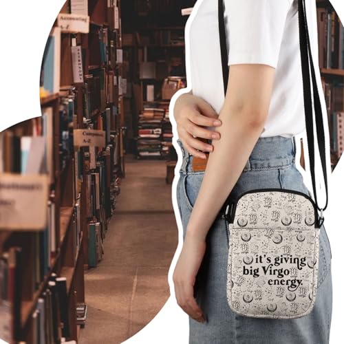 Zodiac Signs Crossbody Bag Horoscope Gift 12 Constellation Birthday Gift Astrologist Bag4