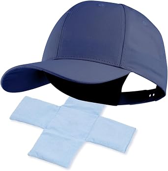 POWERCAP ICE Baseball Hat Instant Cooling with Reusable Ice Packs UPF 50 UV Sun Protection for Hot Weather - PCIC-1026