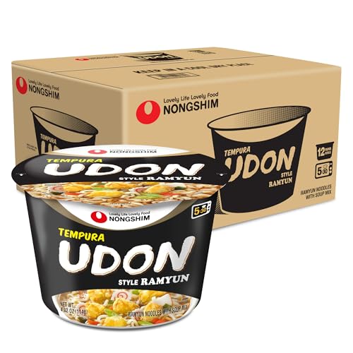 Nongshim Japanese Style Udon Big Bowl 114 Grams (Pack of 16)