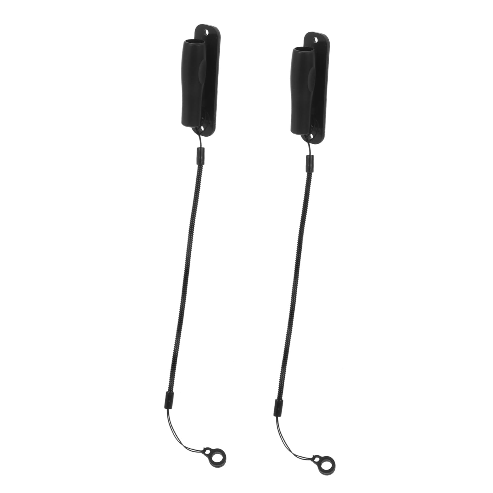 SHINEOFI 2pcs Retractable Tether Lanyard with Nonslip Silicone Ring and Strong Adhesive Base High Elasticity Pen Leash Cord for Stylus Pens Touch Screen Devices Office School Counter Use