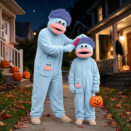 Monster Onesie Kids Animal Funny Loungewear for Halloween Christmas - 5