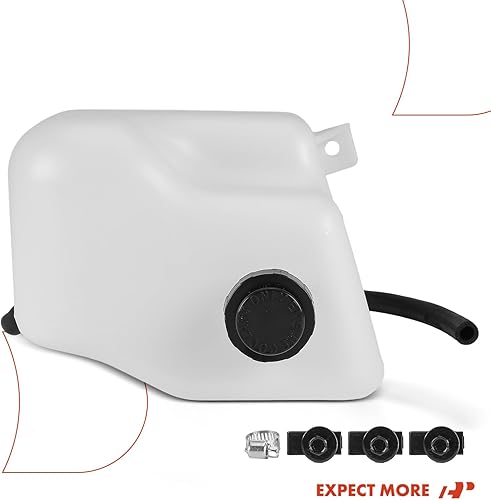 Miniatura 8 de A-Premium Tanque de depósito de recuperación de desbordamiento de refrigerante del motor [con tapa y tubería] Compatible con vehículos Chevrolet y