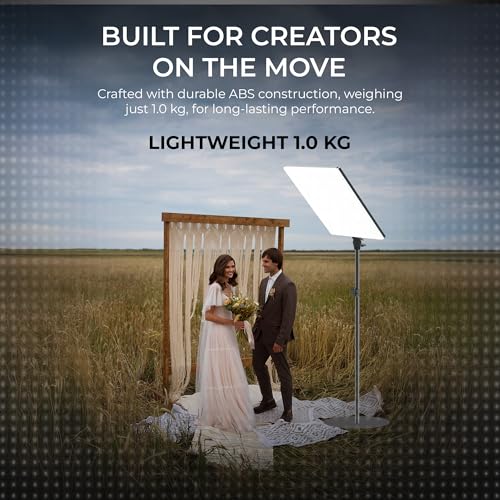 Image of Digitek (DPL 019) Ultra Slim Bi-Color 80W LED Panel Light, 2700K-6500K, 480 LEDs, 180 Rotation, Dimmable, Remote Control, ABS Body for Studio & Content Creation