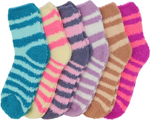 Image of ToBeInStyle Women's Pack of 6 Assorted Style Winter Socks