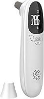 ZHORCIN Pet Ear Thermometer for Dogs, Cats & Livestock - Non-Contact Digital, Rechargeable, 1 Sec Vet Grade Reading
