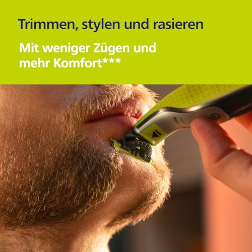 Philips OneBlade Original 360-Klingen, passend für alle OneBlade und Pro Modelle, original von Philips, 2er-Pack (Modell QP420/60)