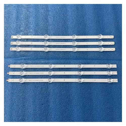 Tiras LED de 8 LED para TV de 43 pulgadas compatible con modelos 43A7GQ y 43A6G